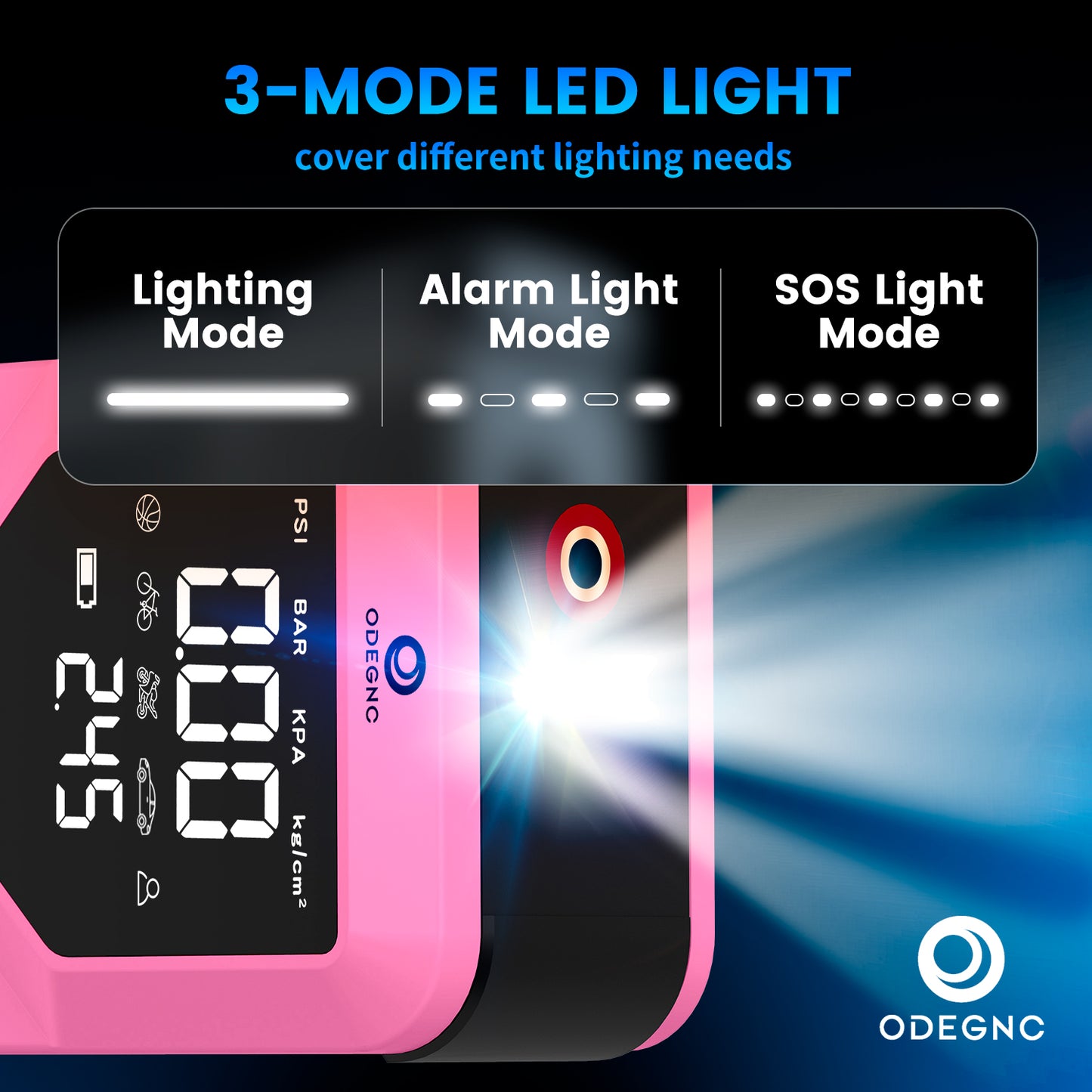 Arrancador de batería (rosa oscuro)