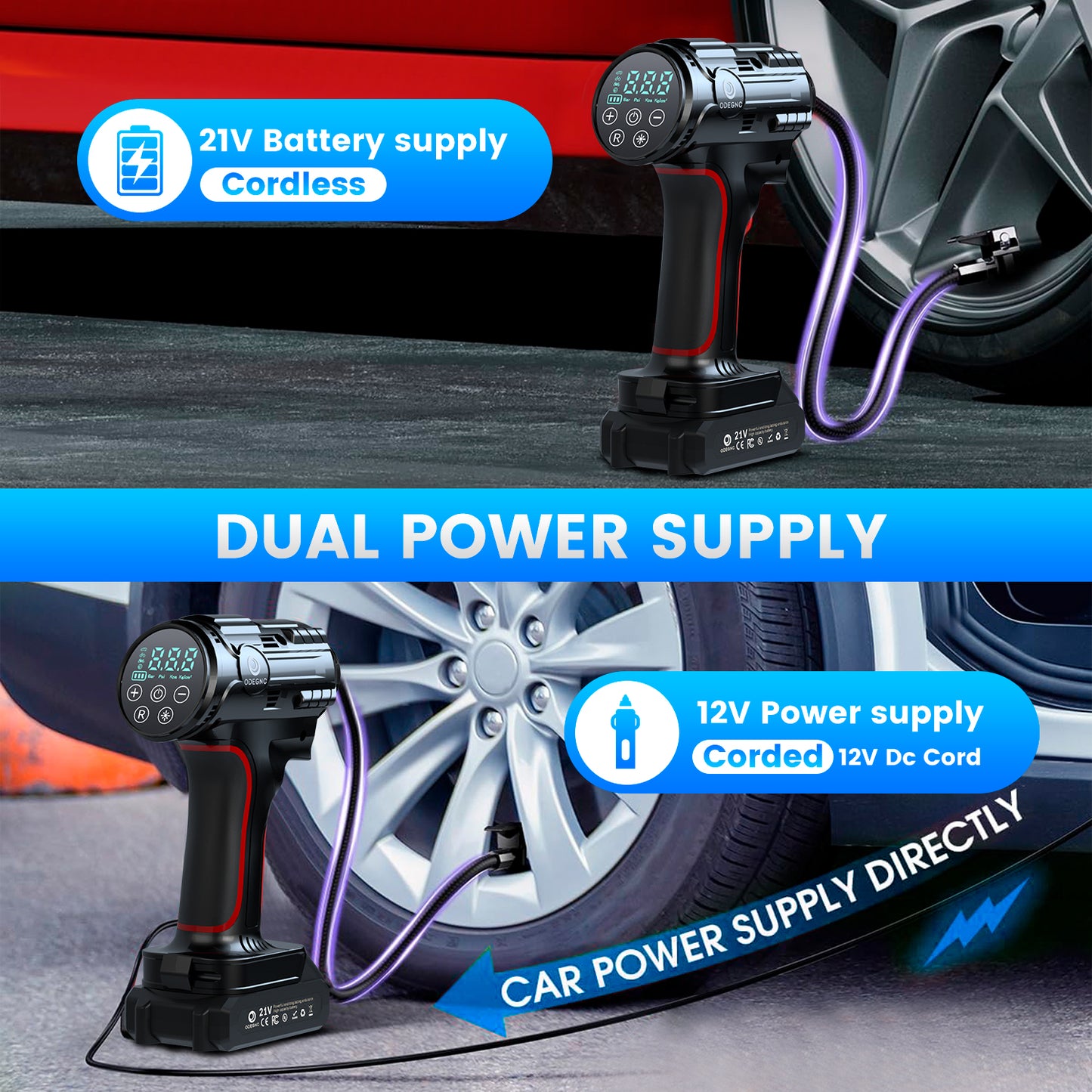 Bomba de aire (negra)