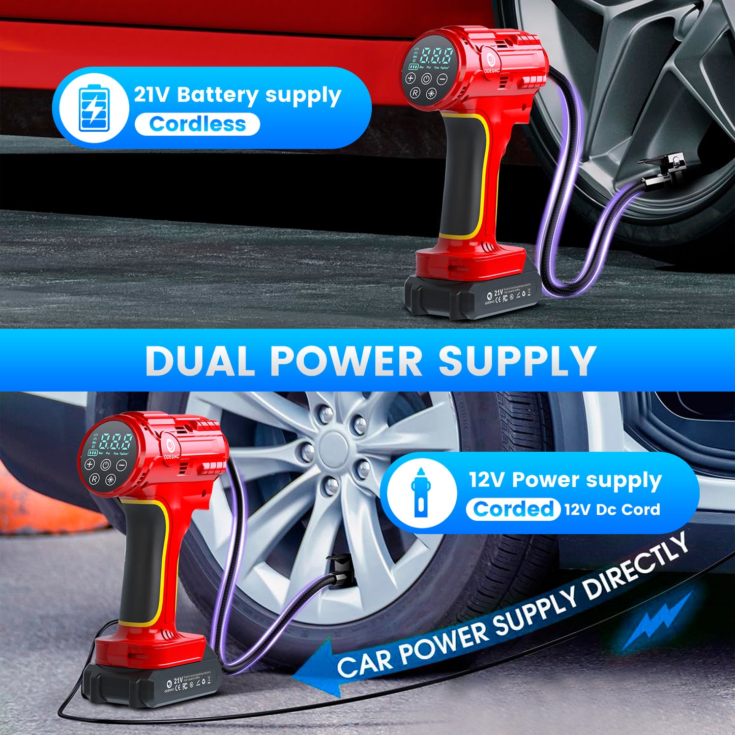 Bomba de aire (roja)