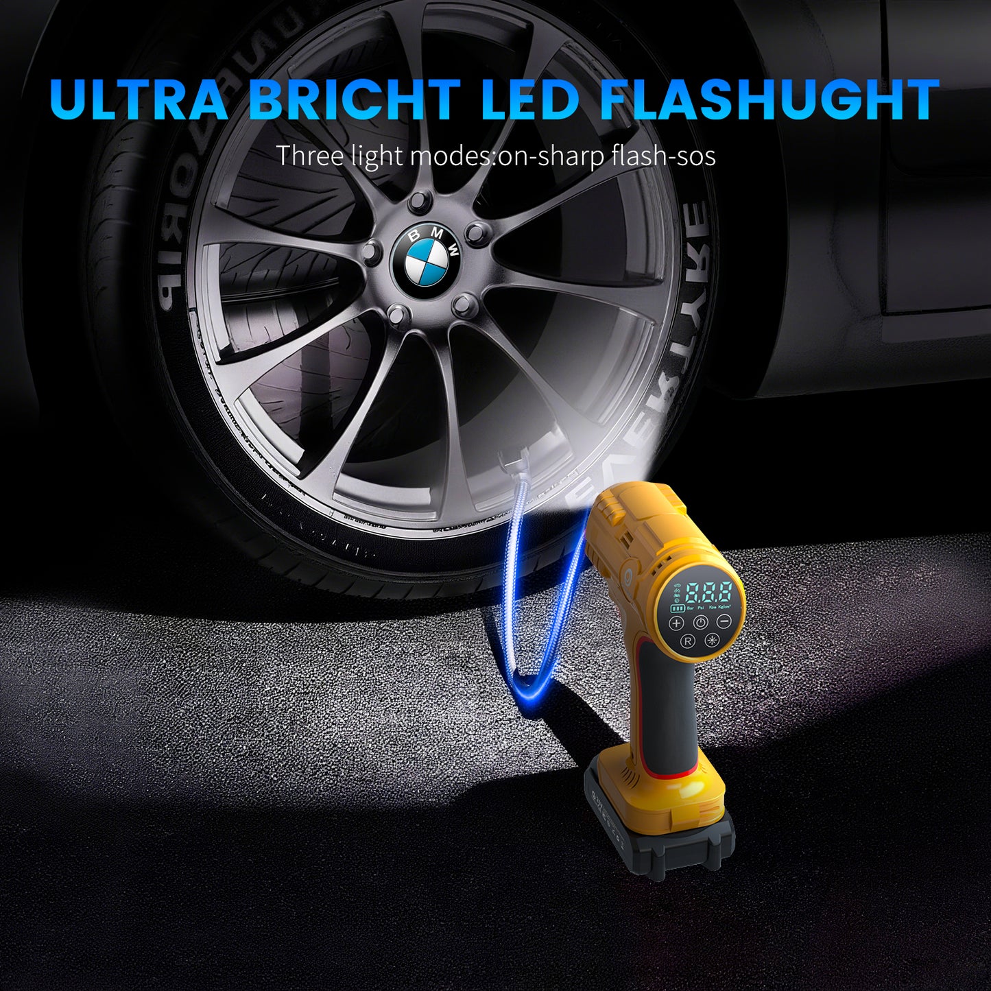 Bomba de aire (amarilla)