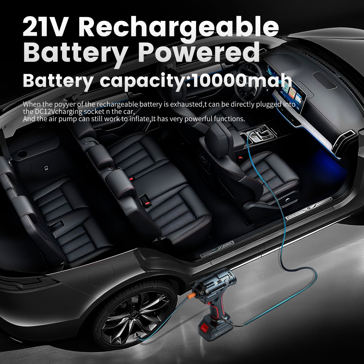 Bomba de aire (negra) 