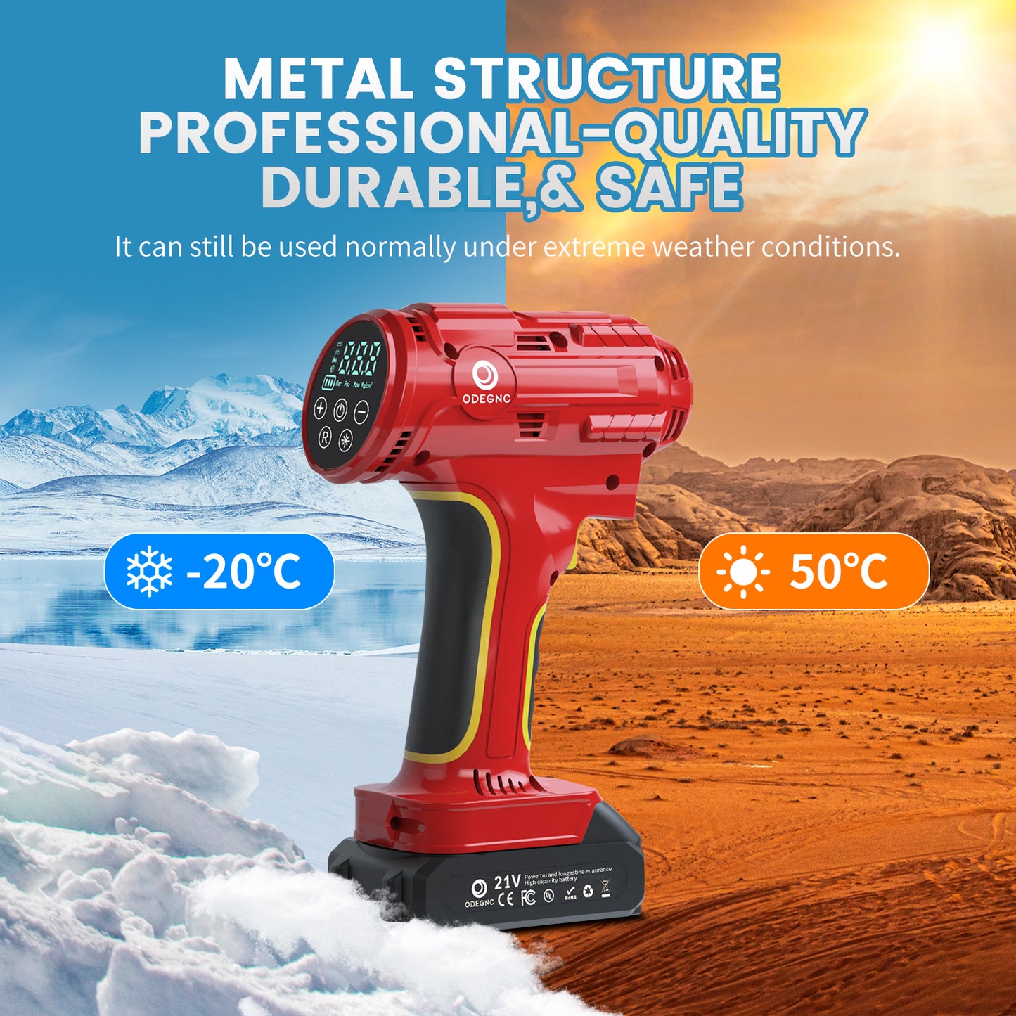 Bomba de aire (roja) 