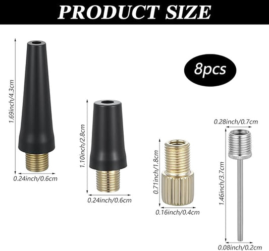 8PCS Needle Inflating Tire Pump
