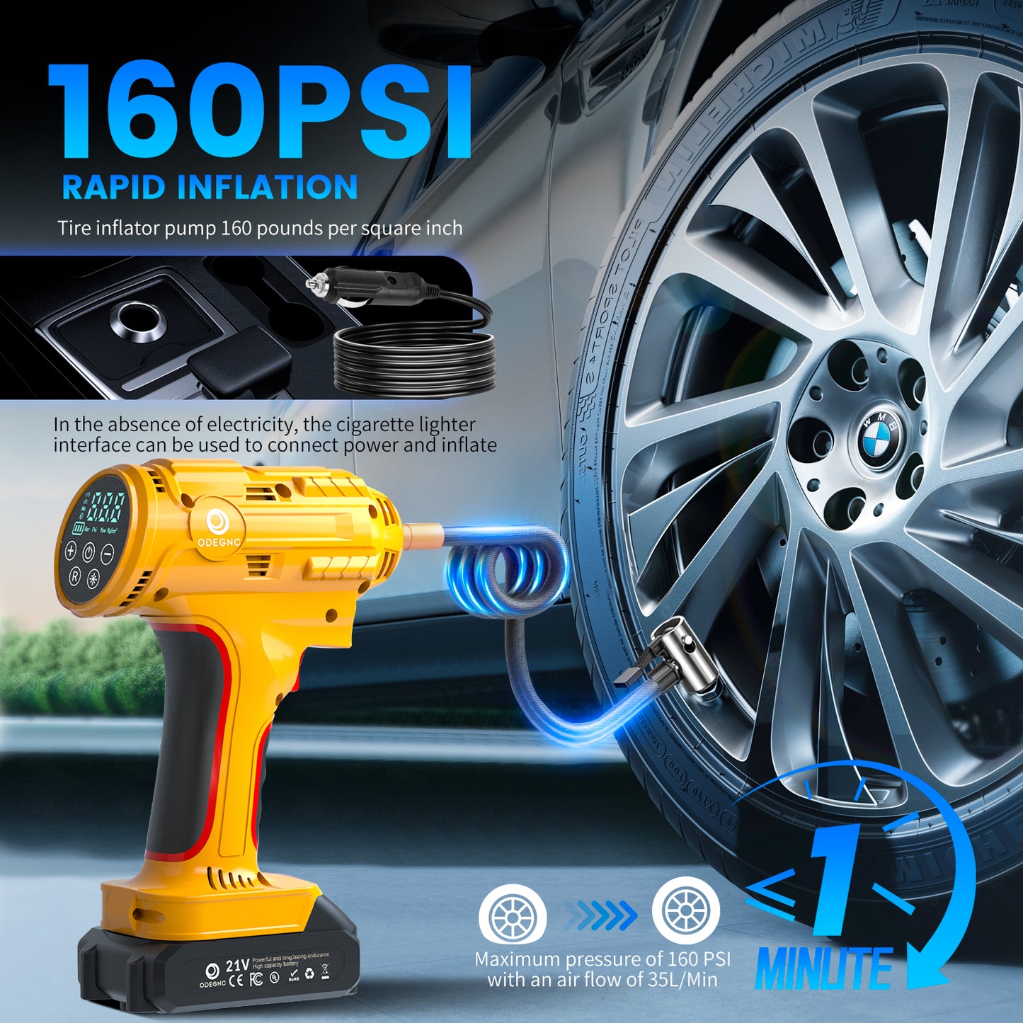 Bomba de aire (amarilla) 