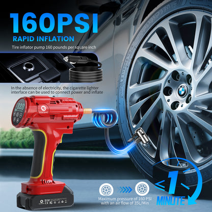 Bomba de aire (roja) 