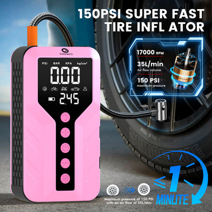 Arrancador de batería (rosa claro) 