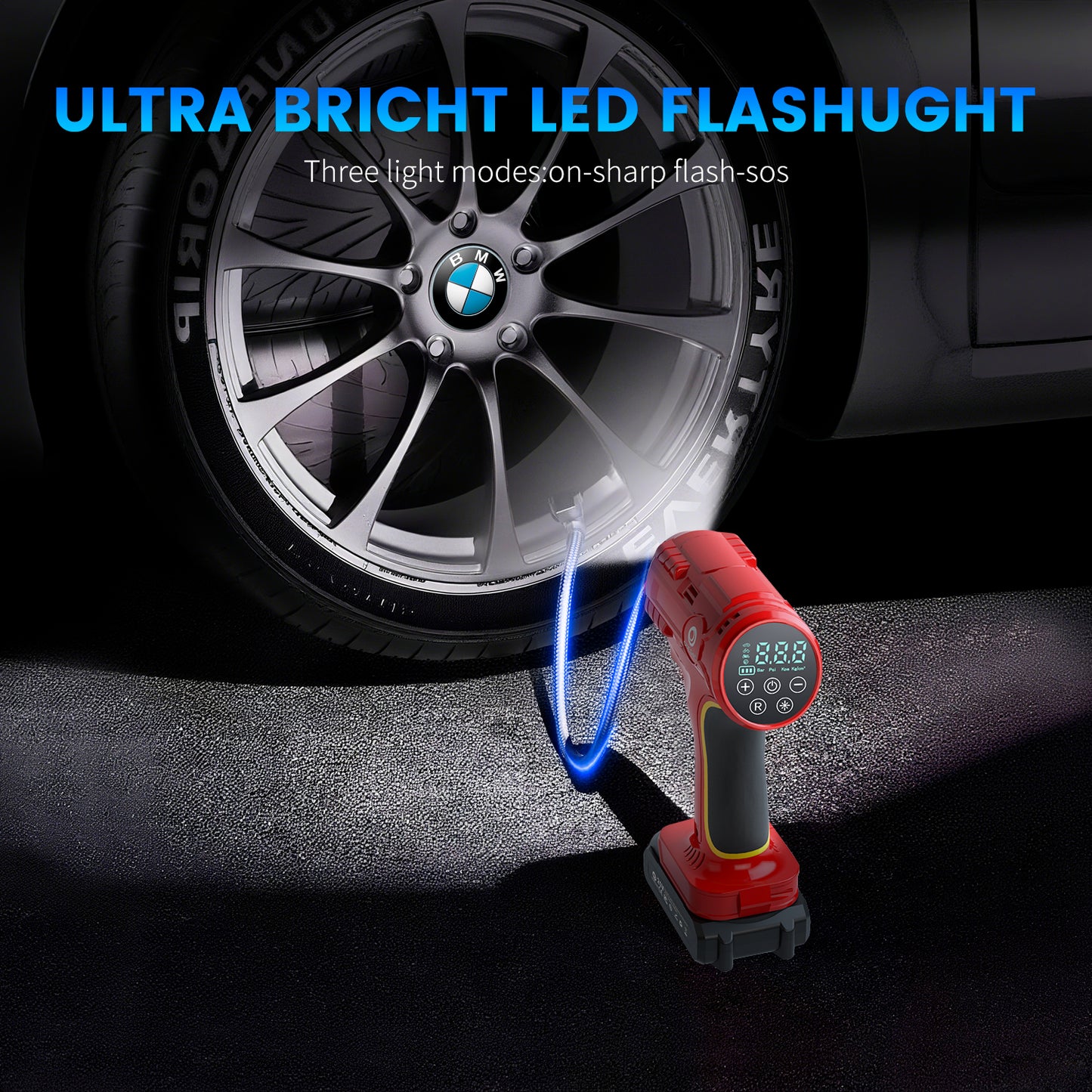 Bomba de aire (roja) 