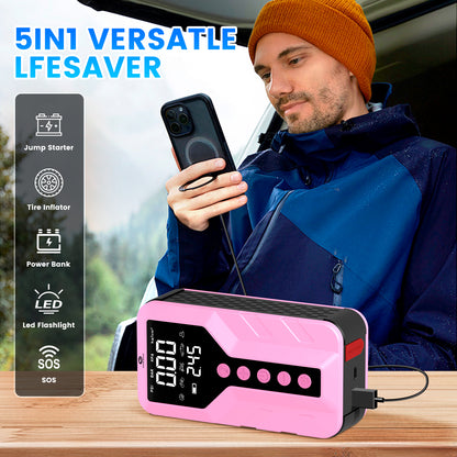 Arrancador de batería (rosa claro) 