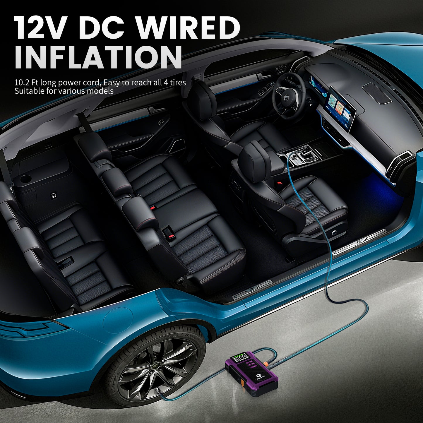 Arrancador de batería (morado) 