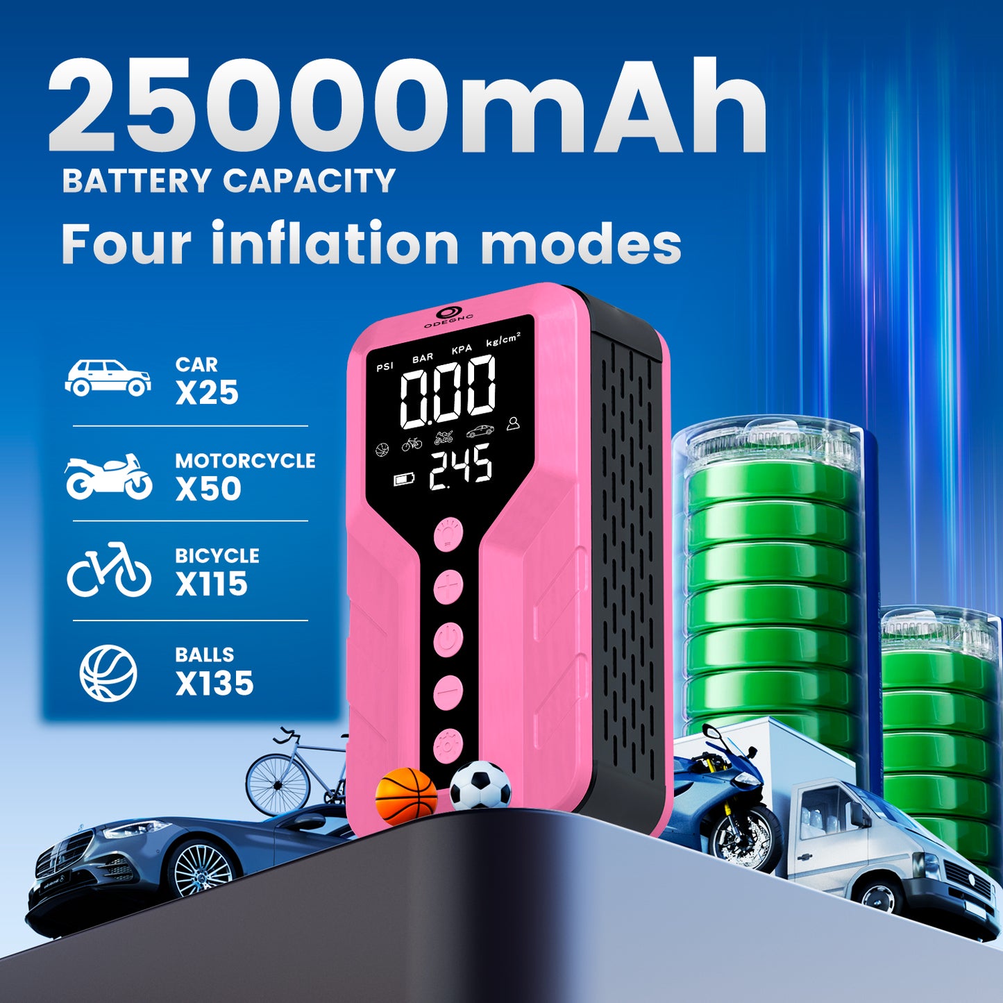 Jump Starter (Dark Pink)