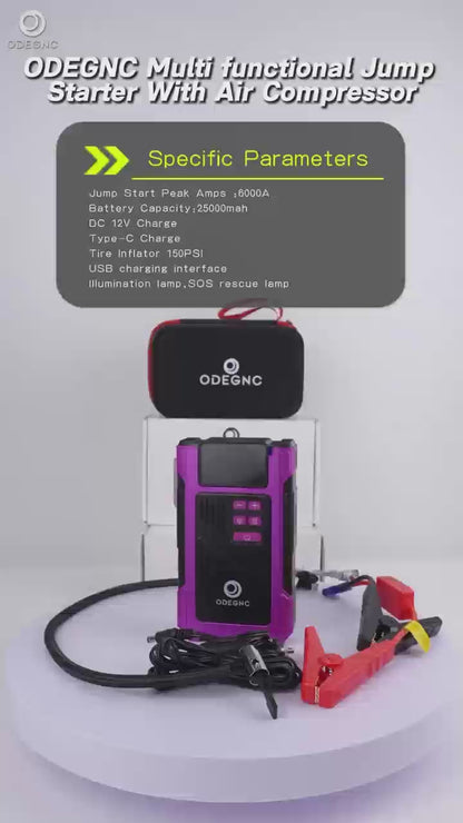 Arrancador de batería (morado) 